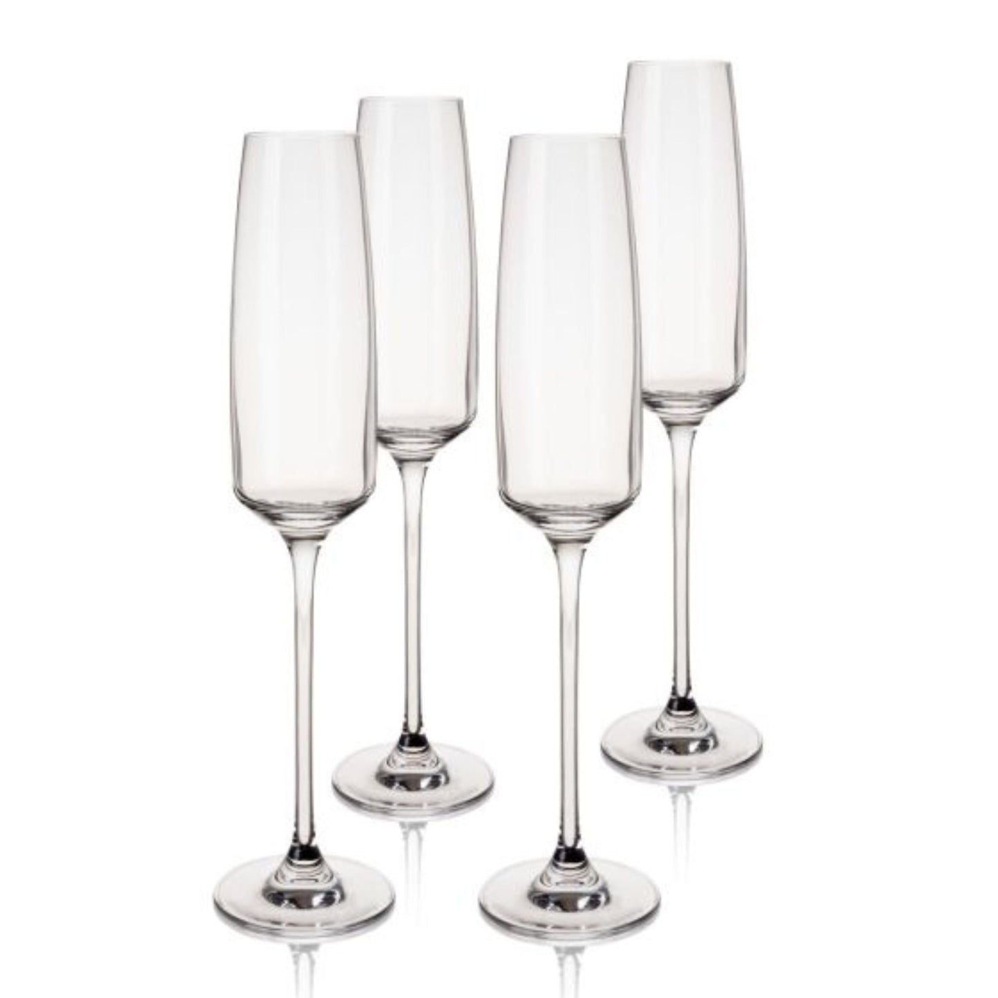 Reserve Julien Crystal Champagne Flutes - 4 Pc Set
