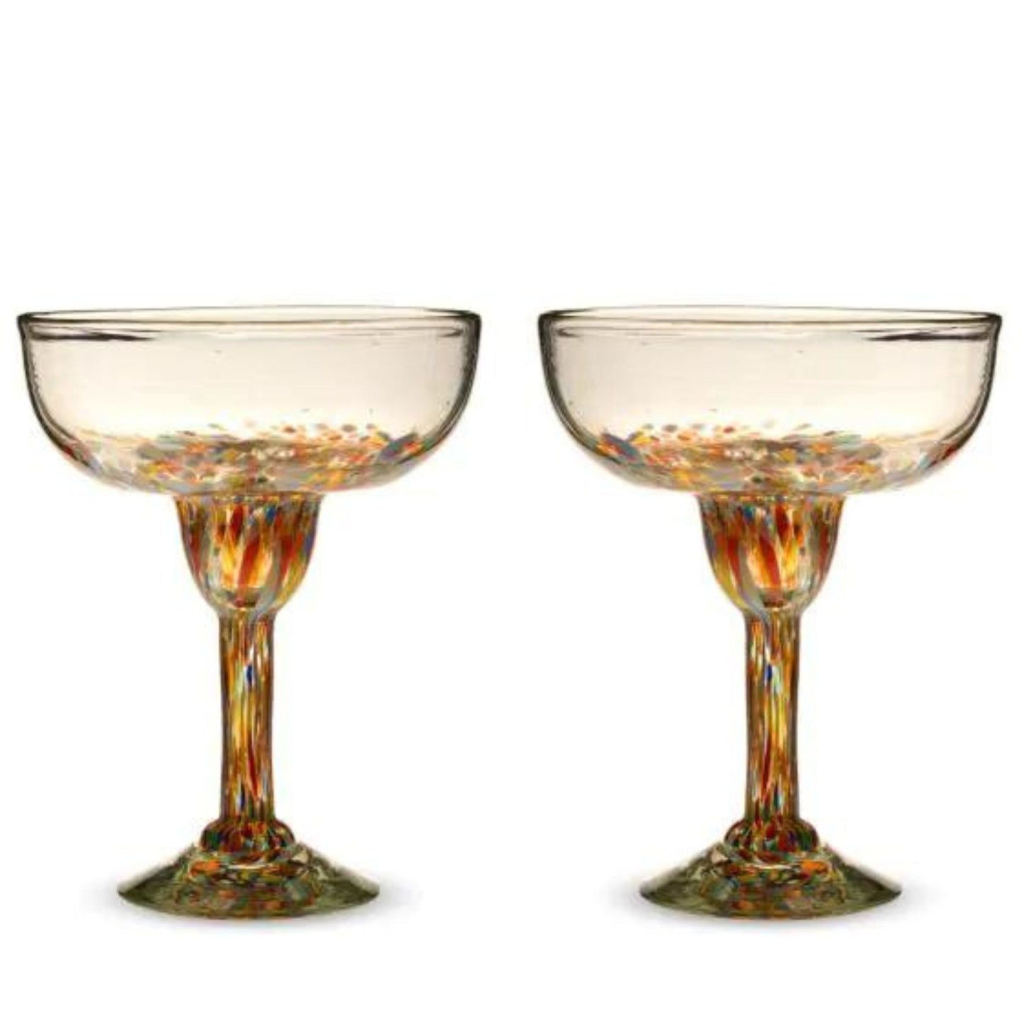 Artistico Recycled Margarita Glass - 2 Pc Set