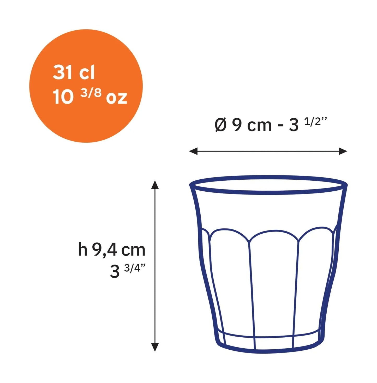Picardie Tumbler - 10 3/8oz