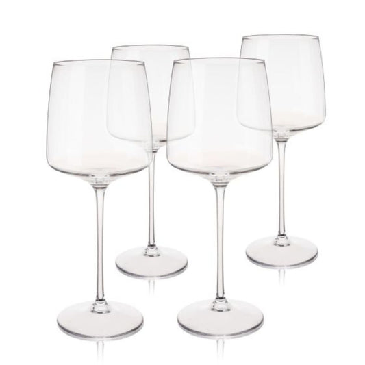 Reserve Julien Crystal Bordeaux Glasses - 4 Pc Set