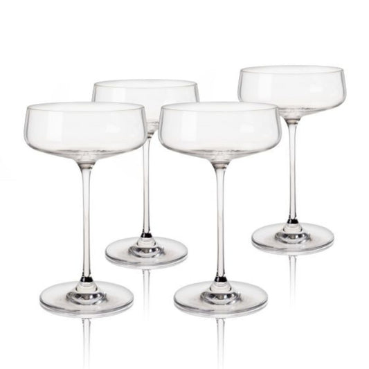 Reserve Julien Crystal Coupe Glasses - 4 Pc Set