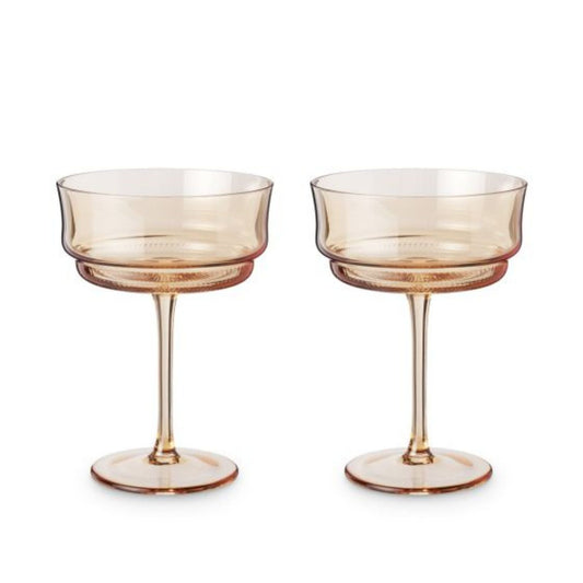 Tulip Coupe Glasses - 2 Pc Set